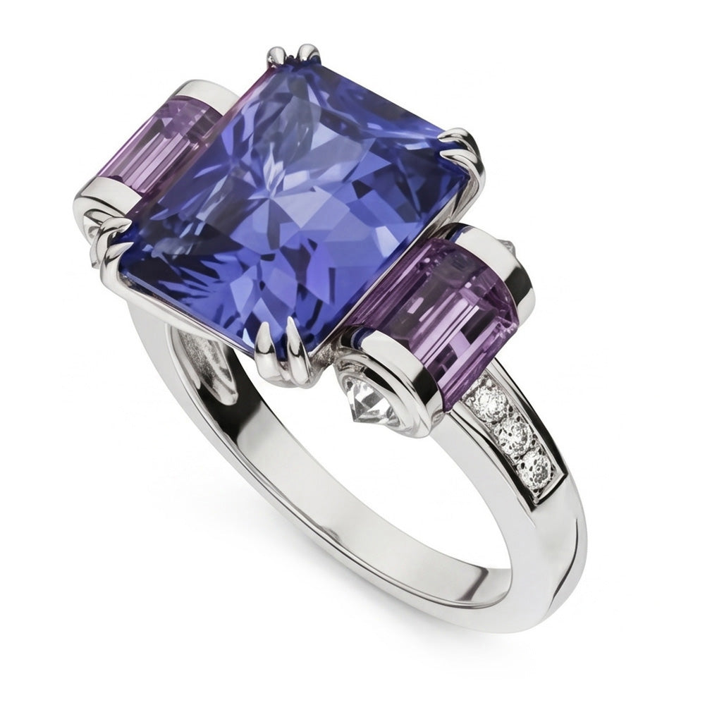 Echter Amethyst Ring 8 Karat