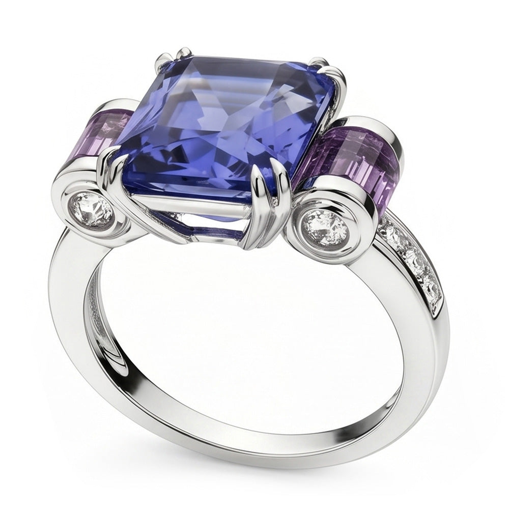 Echter Amethyst Ring 8 Karat