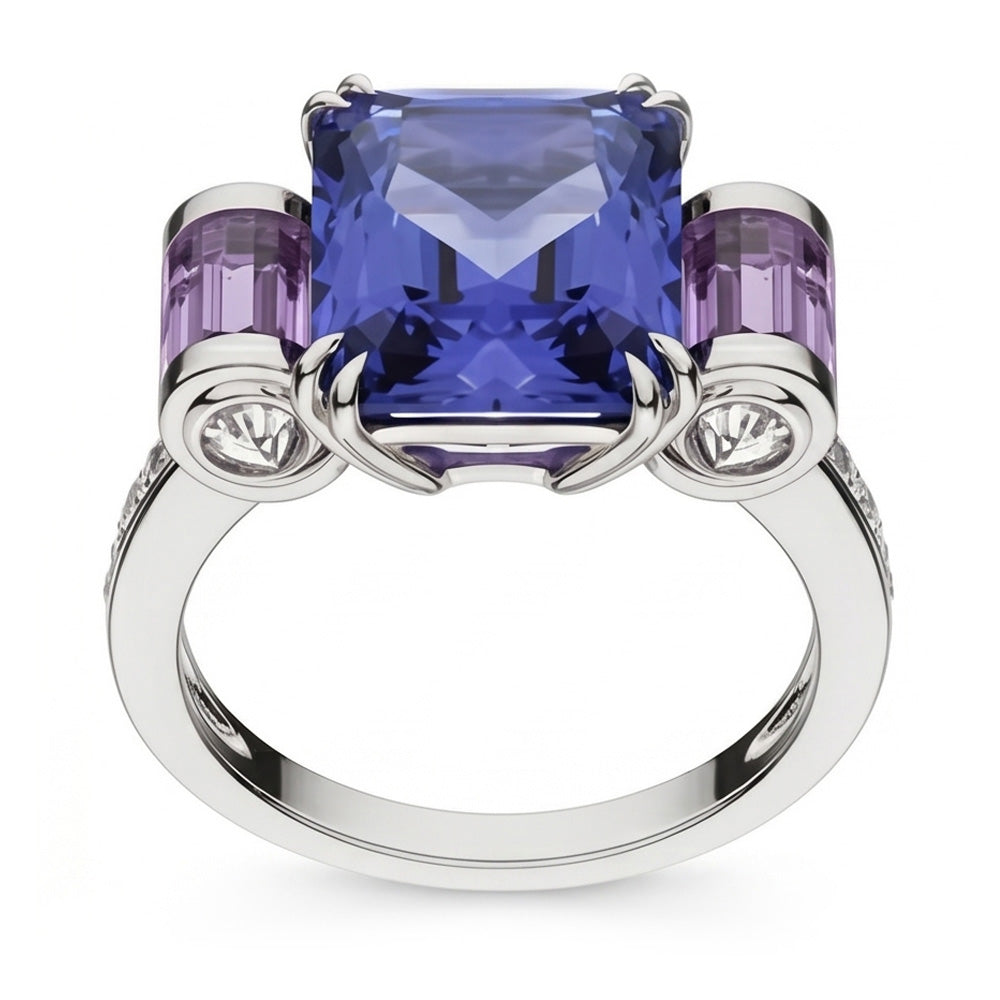 Echter Amethyst Ring 8 Karat