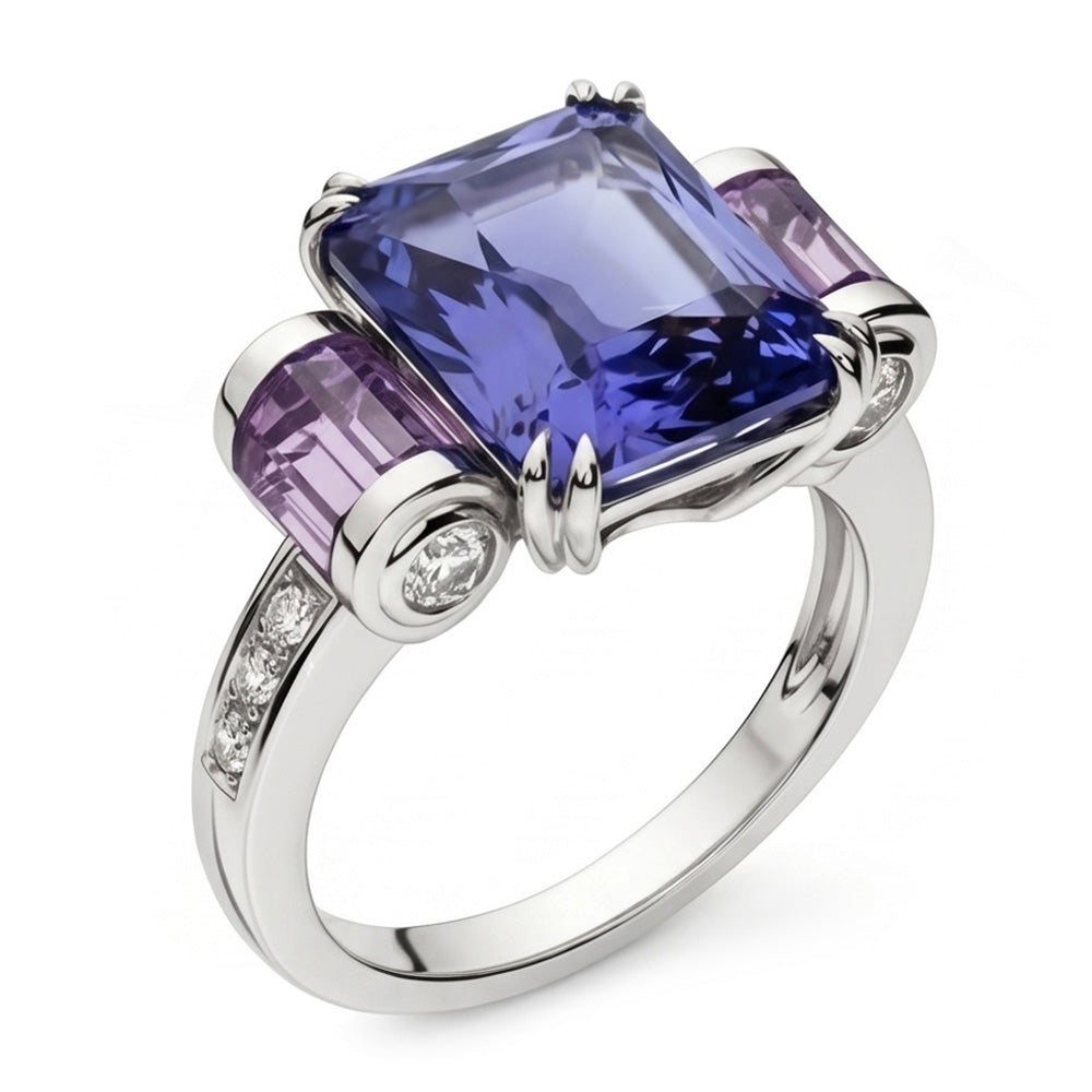 Echter Amethyst Ring 8 Karat
