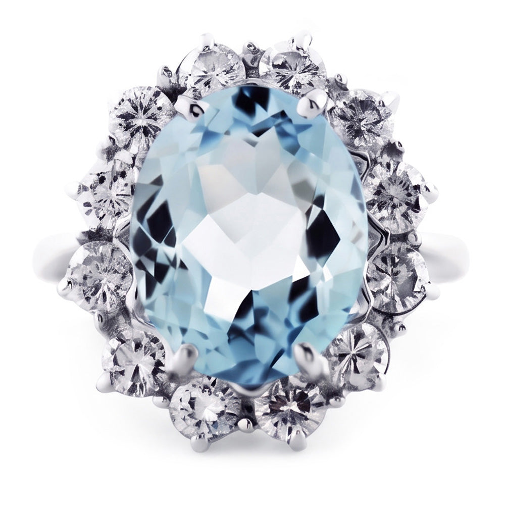 Echter Aquamarin Ring 11.50 Karat