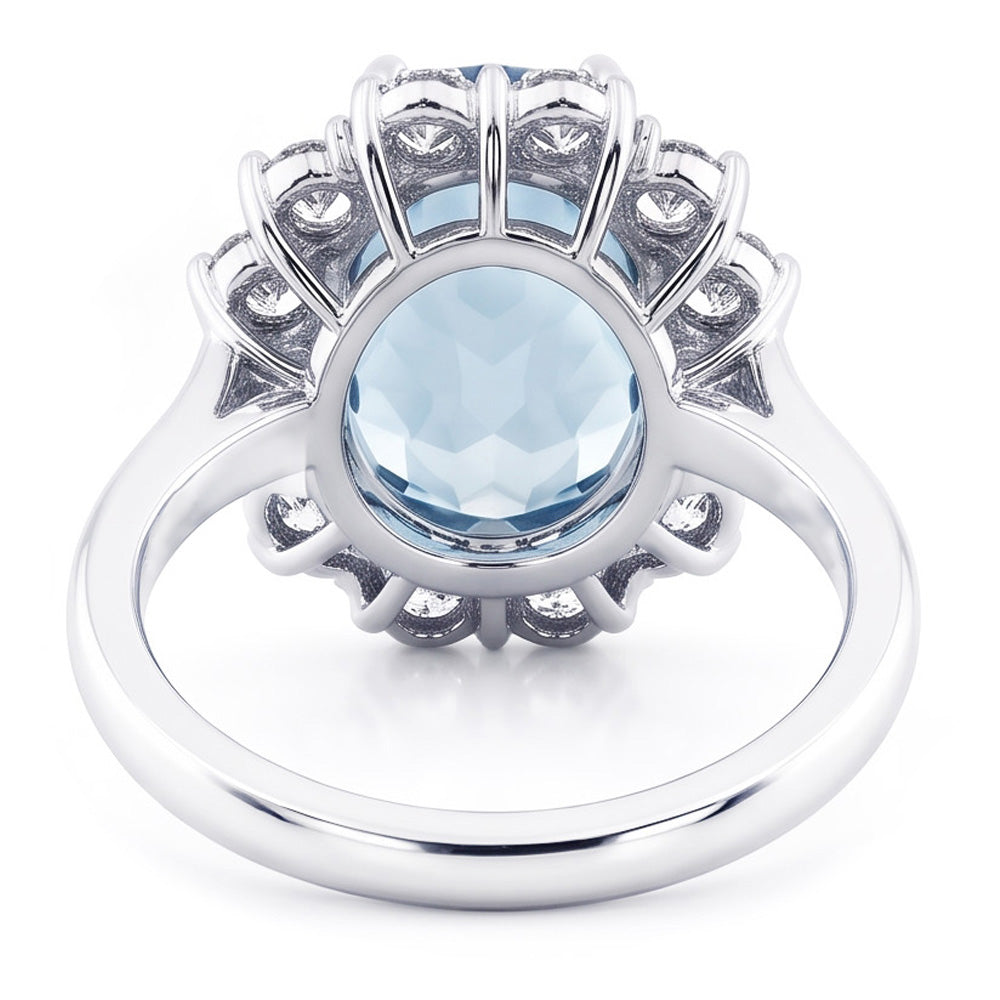 Echter Aquamarin Ring 11.50 Karat