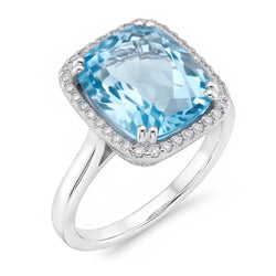 Echter Aquamarin Ring 8.75 Karat