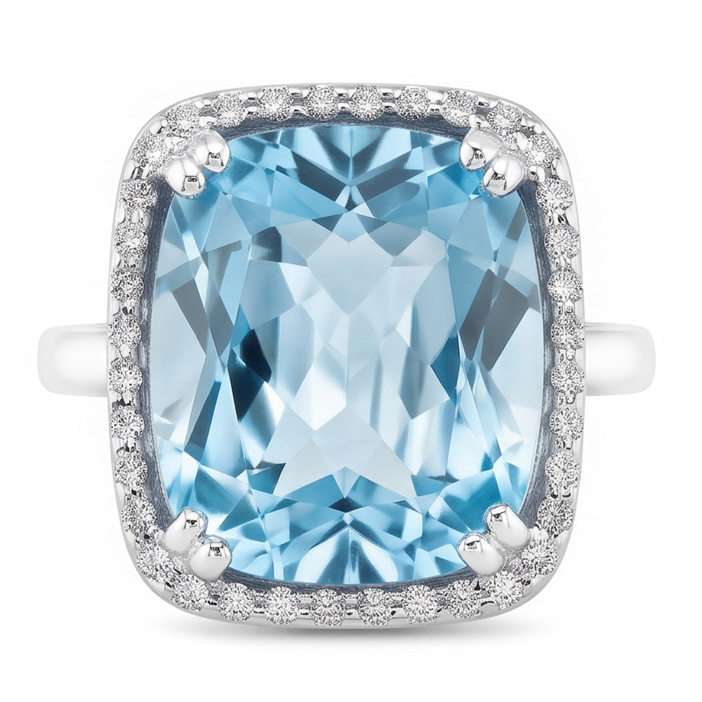 Echter Aquamarin Ring 8.75 Karat