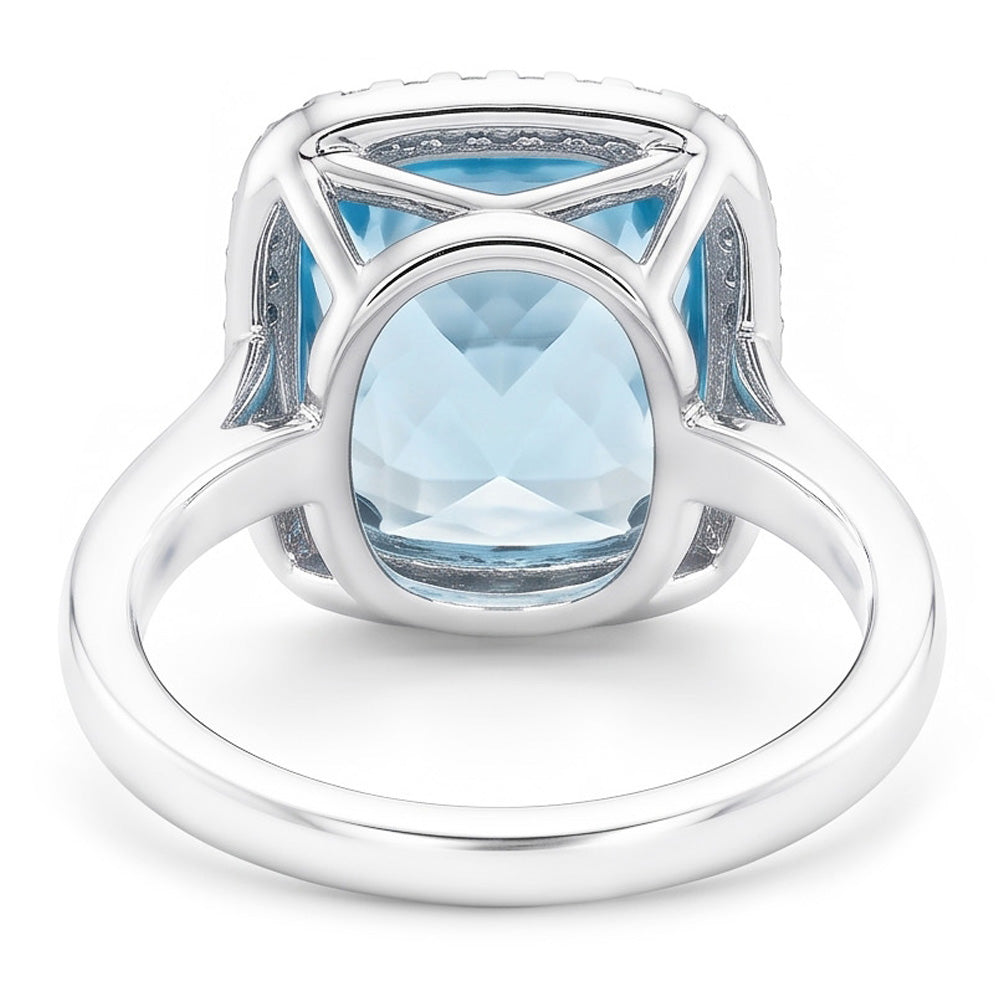 Echter Aquamarin Ring 8.75 Karat