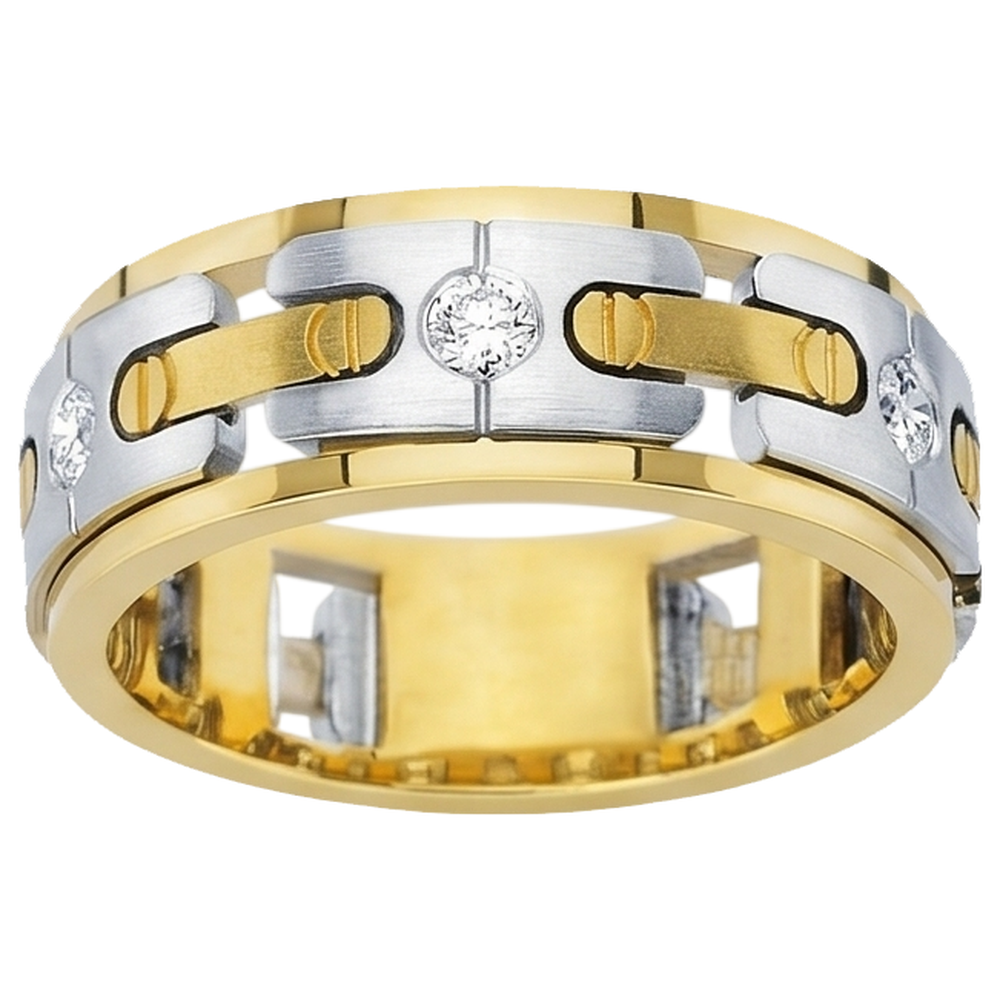Echter Diamant Memoire-Ring 0.45 Karat