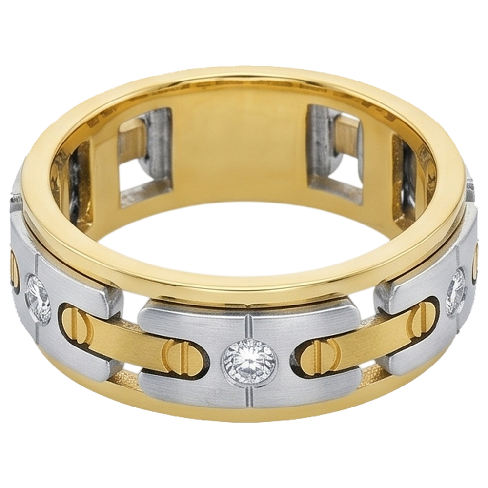 Echter Diamant Memoire-Ring 0.45 Karat