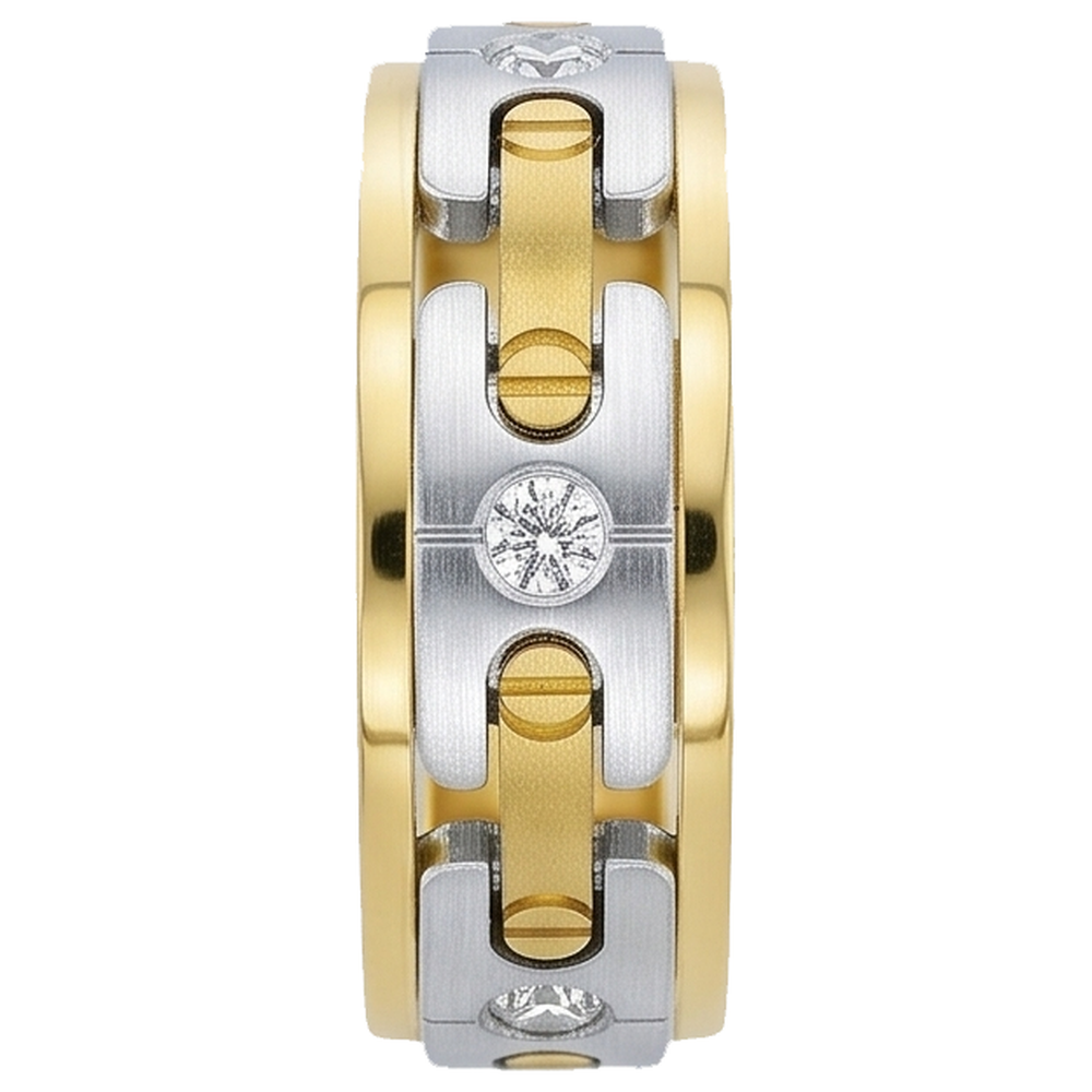 Echter Diamant Memoire-Ring 0.45 Karat