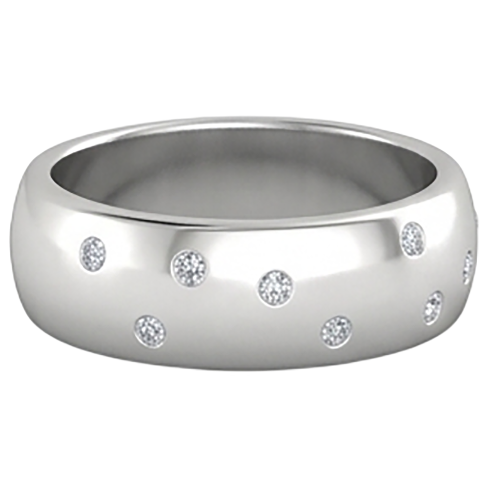 Echter Diamant Memoire-Ring 0.90 Karat