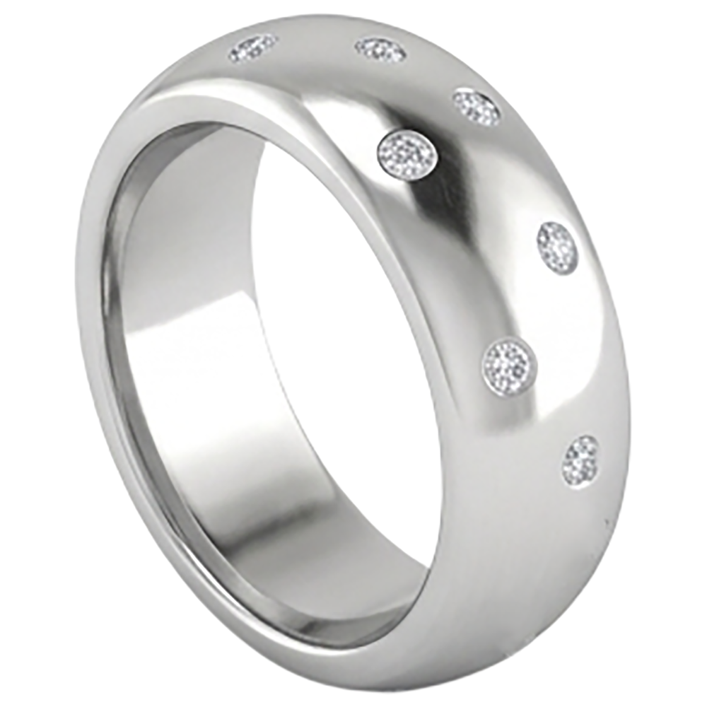 Echter Diamant Memoire-Ring 0.90 Karat