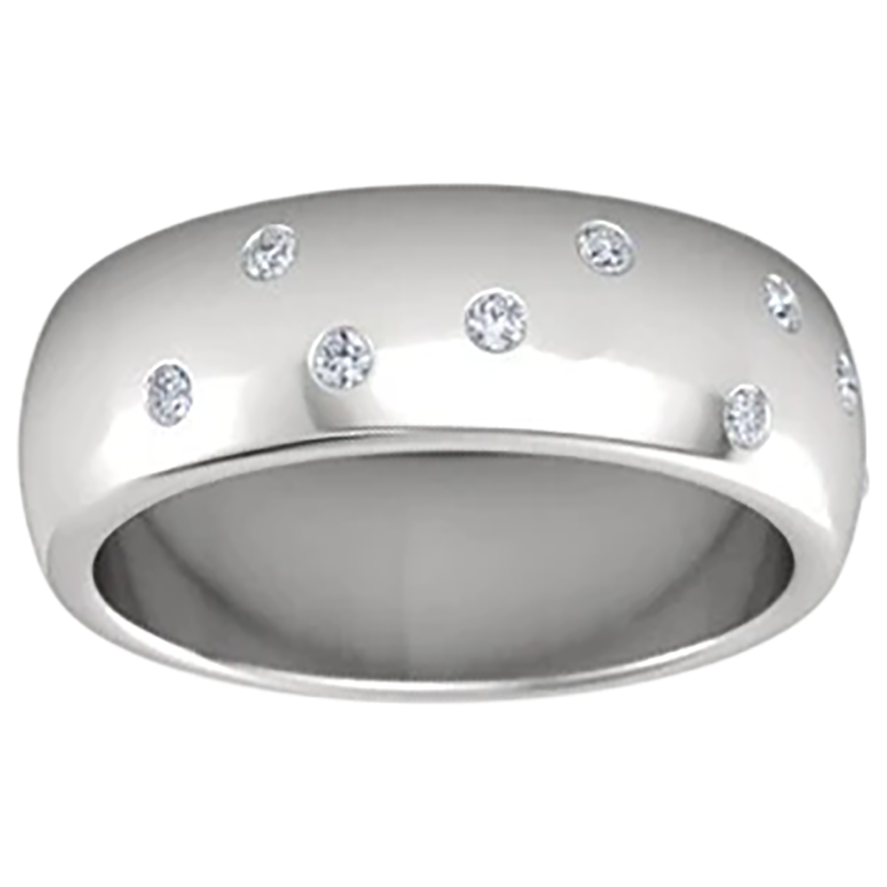 Echter Diamant Memoire-Ring 0.90 Karat