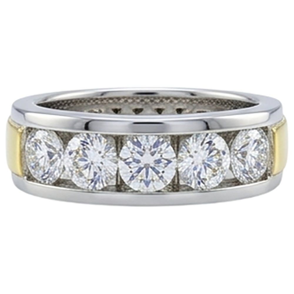 Echter Diamant Memoire-Ring 1 Karat
