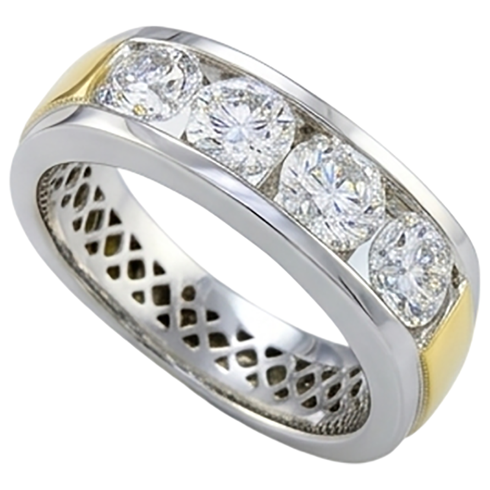 Echter Diamant Memoire-Ring 1 Karat