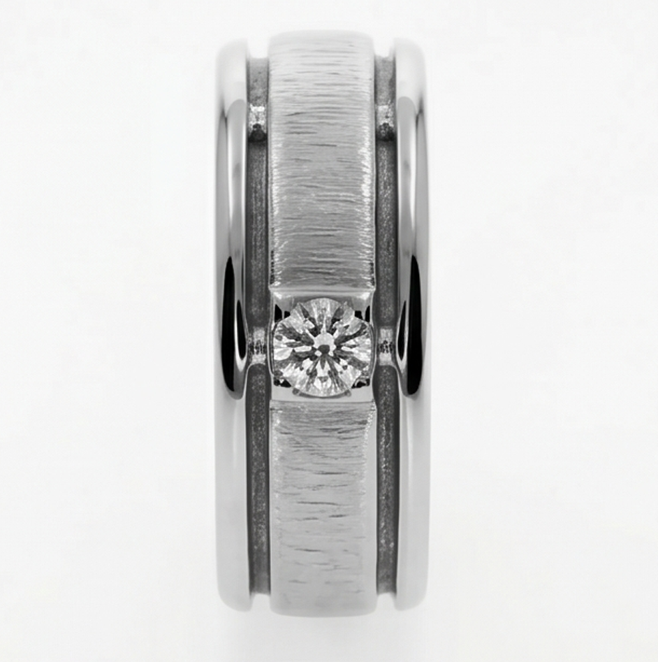 Echter Diamant Memoire-Ring 1 Karat