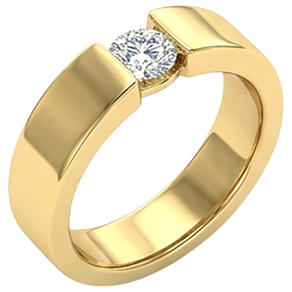 Echter Diamant Memoire-Ring 1 Karat