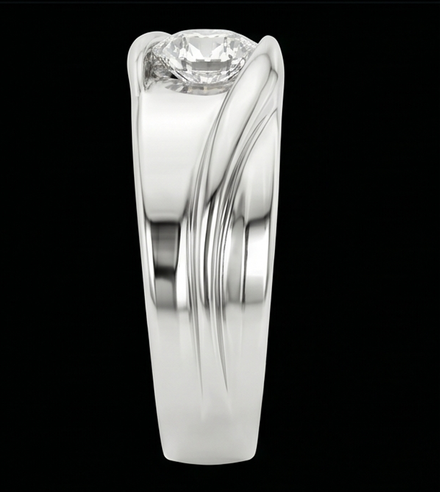 Echter Diamant Memoire-Ring 1 Karat