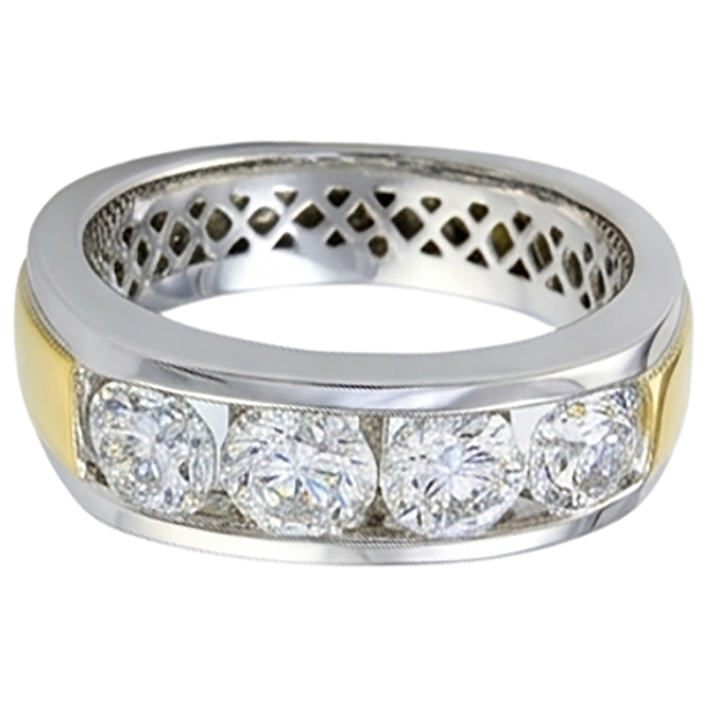 Echter Diamant Memoire-Ring 1 Karat