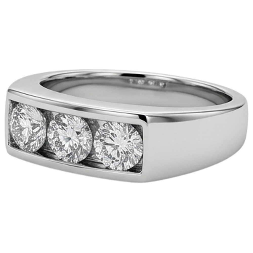 Echter Diamant Memoire-Ring 2.25 Karat