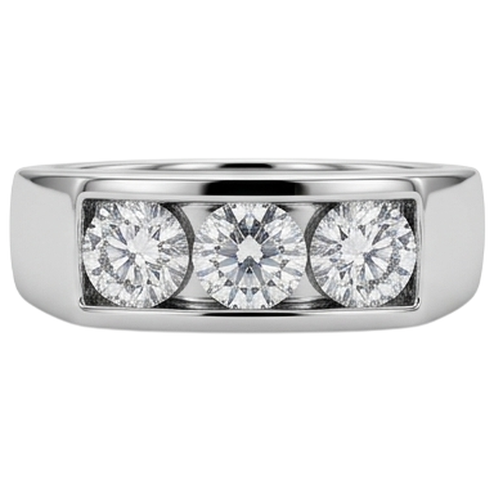 Echter Diamant Memoire-Ring 2.25 Karat