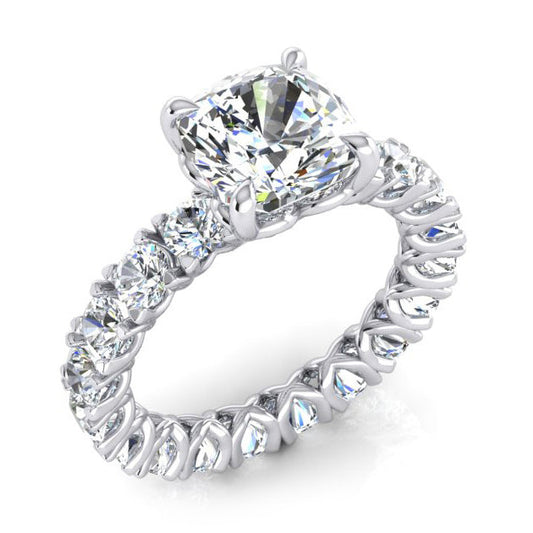 Echter Diamant Memoire-Ring 4 Karat