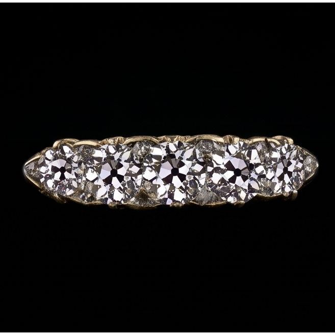 Echter Diamant Memoire-Ring 5 Karat