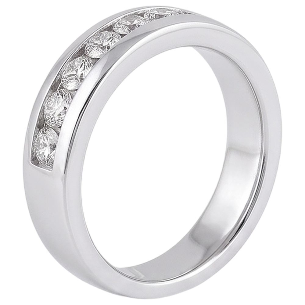 Echter Diamant Ring 0.60 Karat - Platin