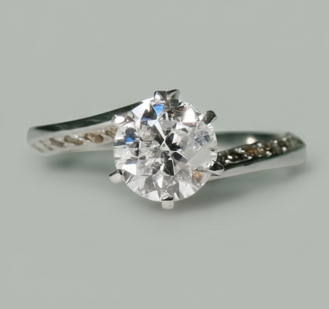 Echter Diamant Ring 1.36 Karat