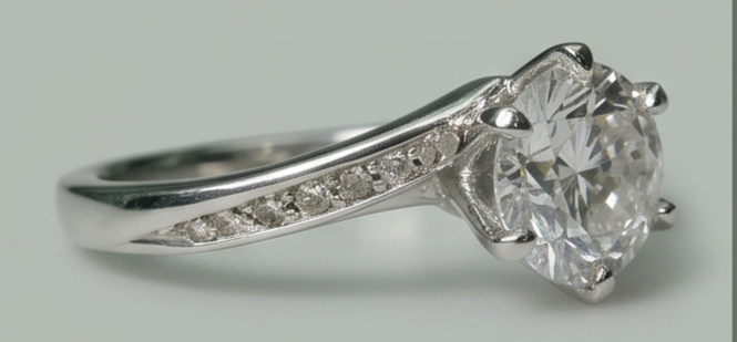 Echter Diamant Ring 1.36 Karat