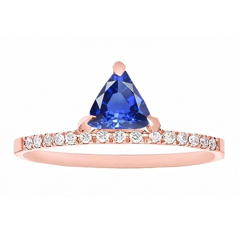 Echter Diamant Ring 1.50 Karat - 14K Roségold