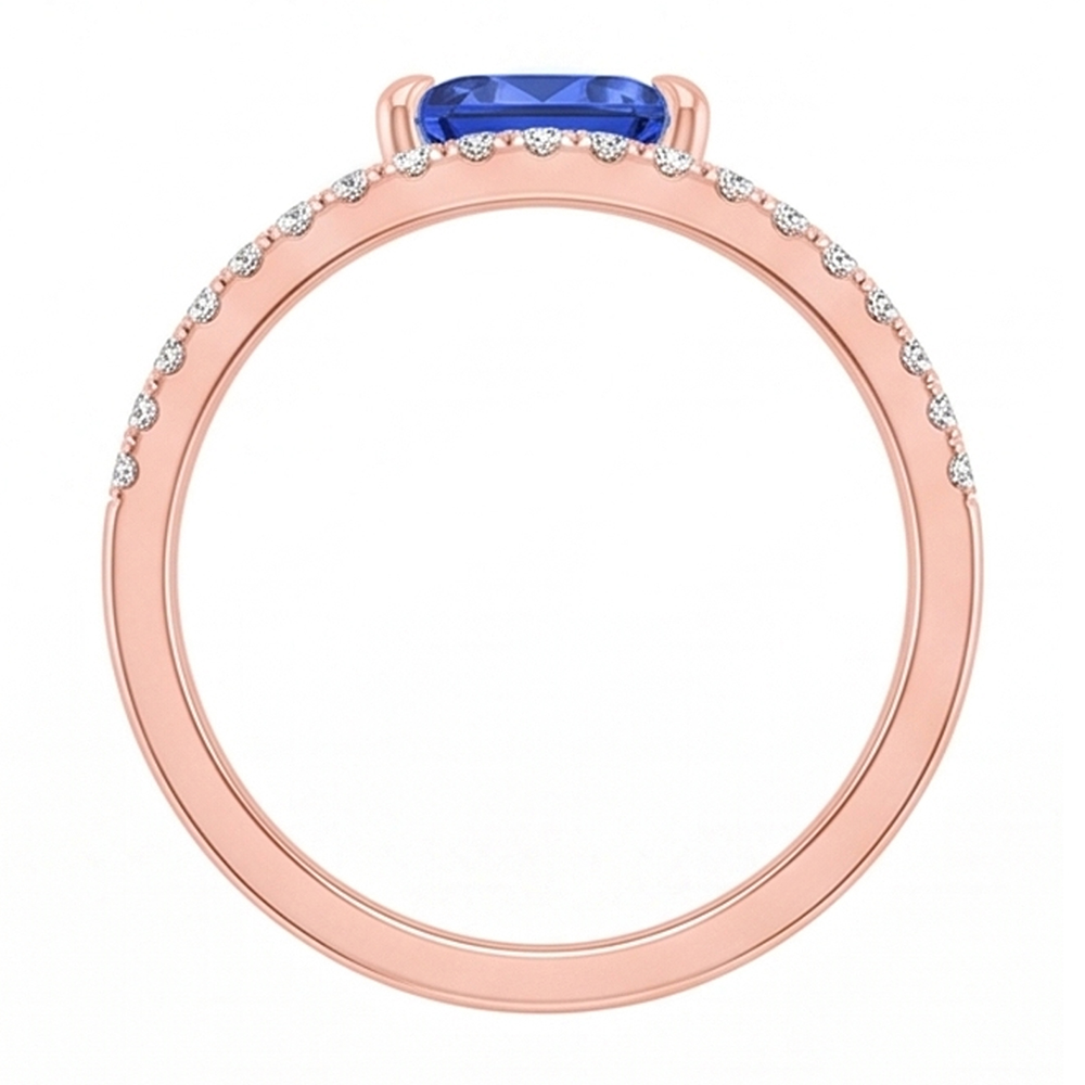 Echter Diamant Ring 1.50 Karat - 14K Roségold