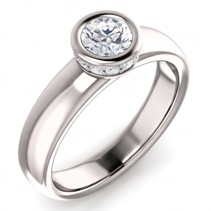 Echter Diamant Ring 1.66 Karat