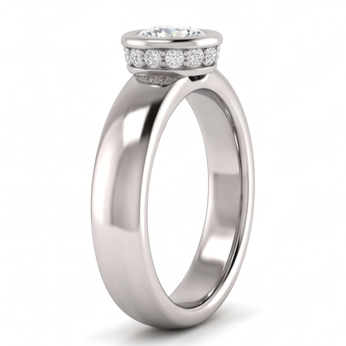 Echter Diamant Ring 1.66 Karat