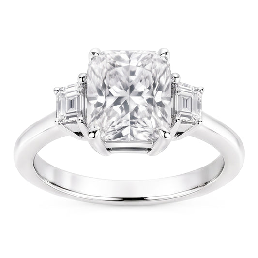 Echter Diamant Ring 1.91 Karat - Platin