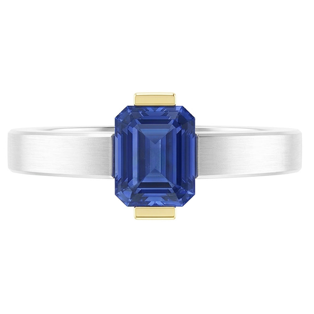 Echter Diamant Ring 1 Karat - 14K Bicolor Gold