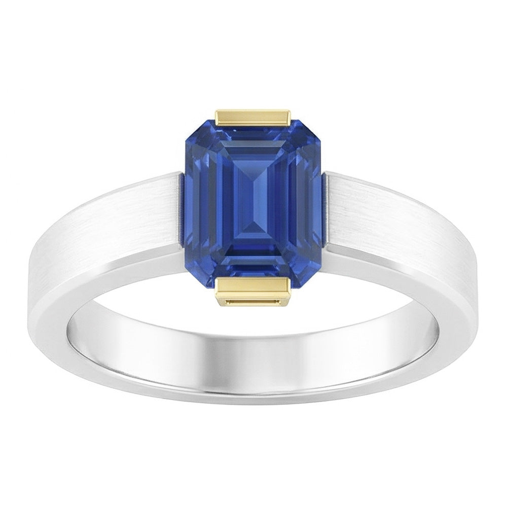 Echter Diamant Ring 1 Karat - 14K Bicolor Gold