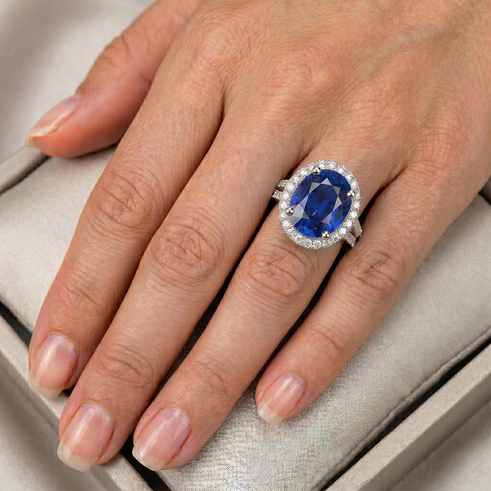 Echter Diamant Ring 10 Karat