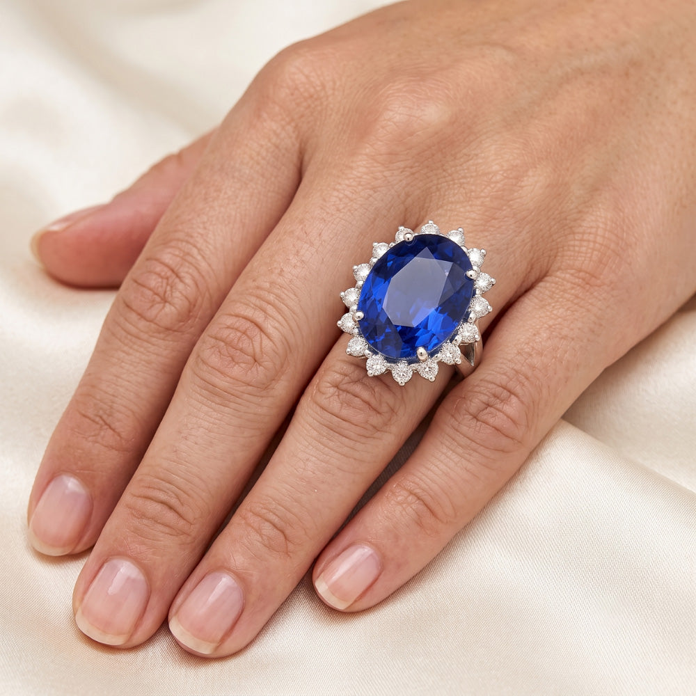 Echter Diamant Ring 10 Karat