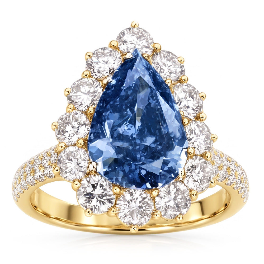 Echter Diamant Ring 14 Karat