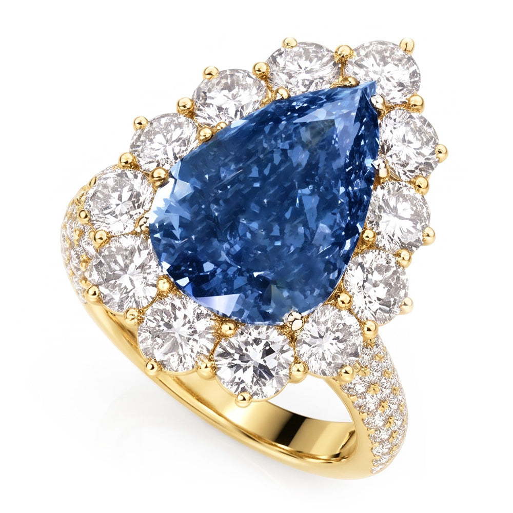 Echter Diamant Ring 14 Karat