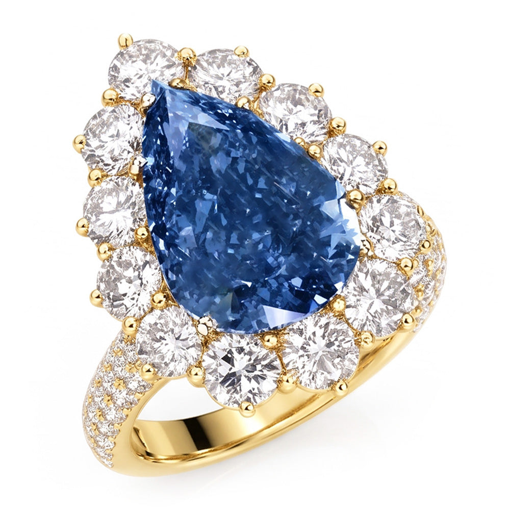 Echter Diamant Ring 14 Karat
