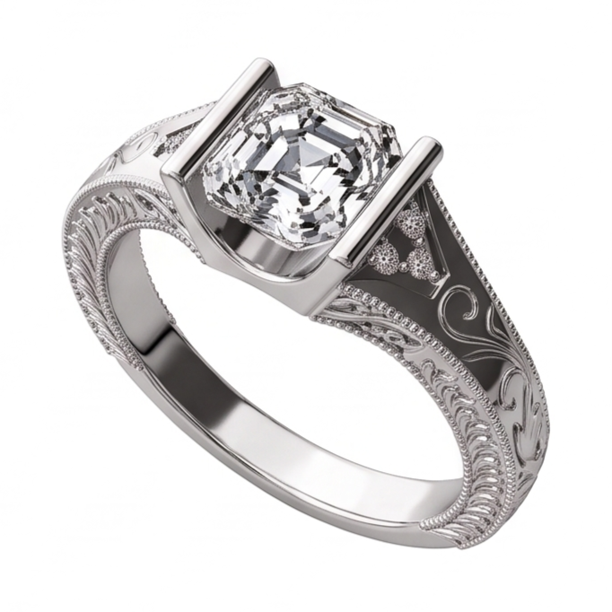 Echter Diamant Ring 14 Karat