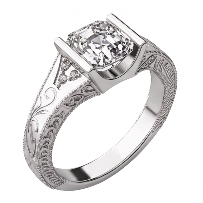 Echter Diamant Ring 14 Karat