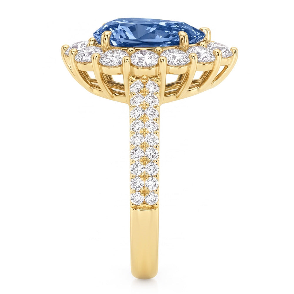 Echter Diamant Ring 14 Karat