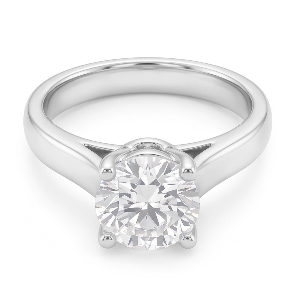Echter Diamant Ring 2.01 Karat - Weißgold