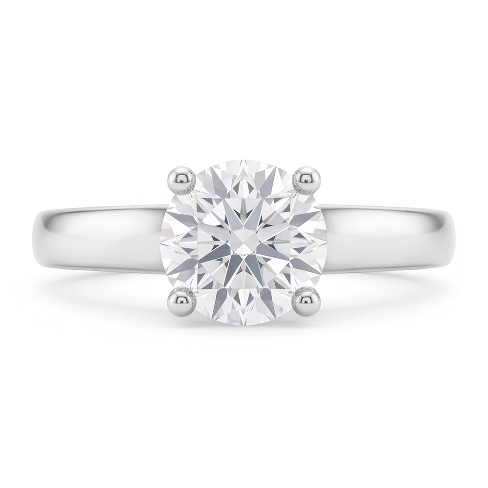 Echter Diamant Ring 2.01 Karat - Weißgold