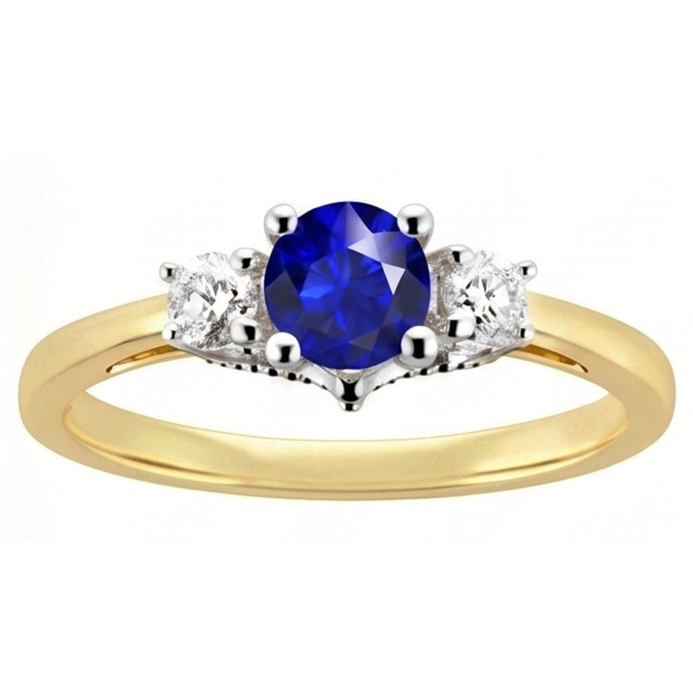 Echter Diamant Ring 2.50 Karat - 14K Bicolor Gold