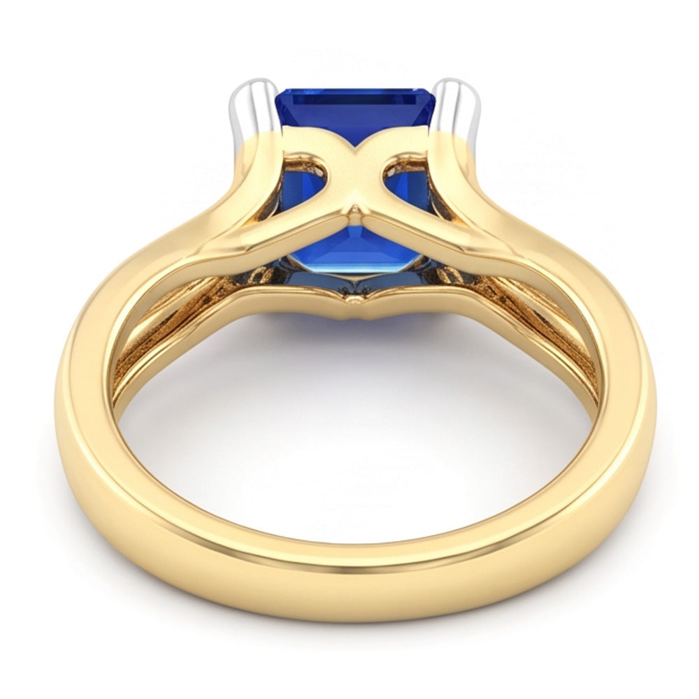 Echter Diamant Ring 2.50 Karat - 14K Bicolor Gold