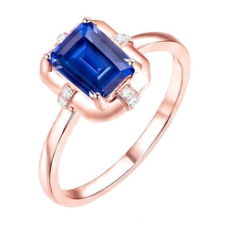 Echter Diamant Ring 2.50 Karat - 14K Roségold
