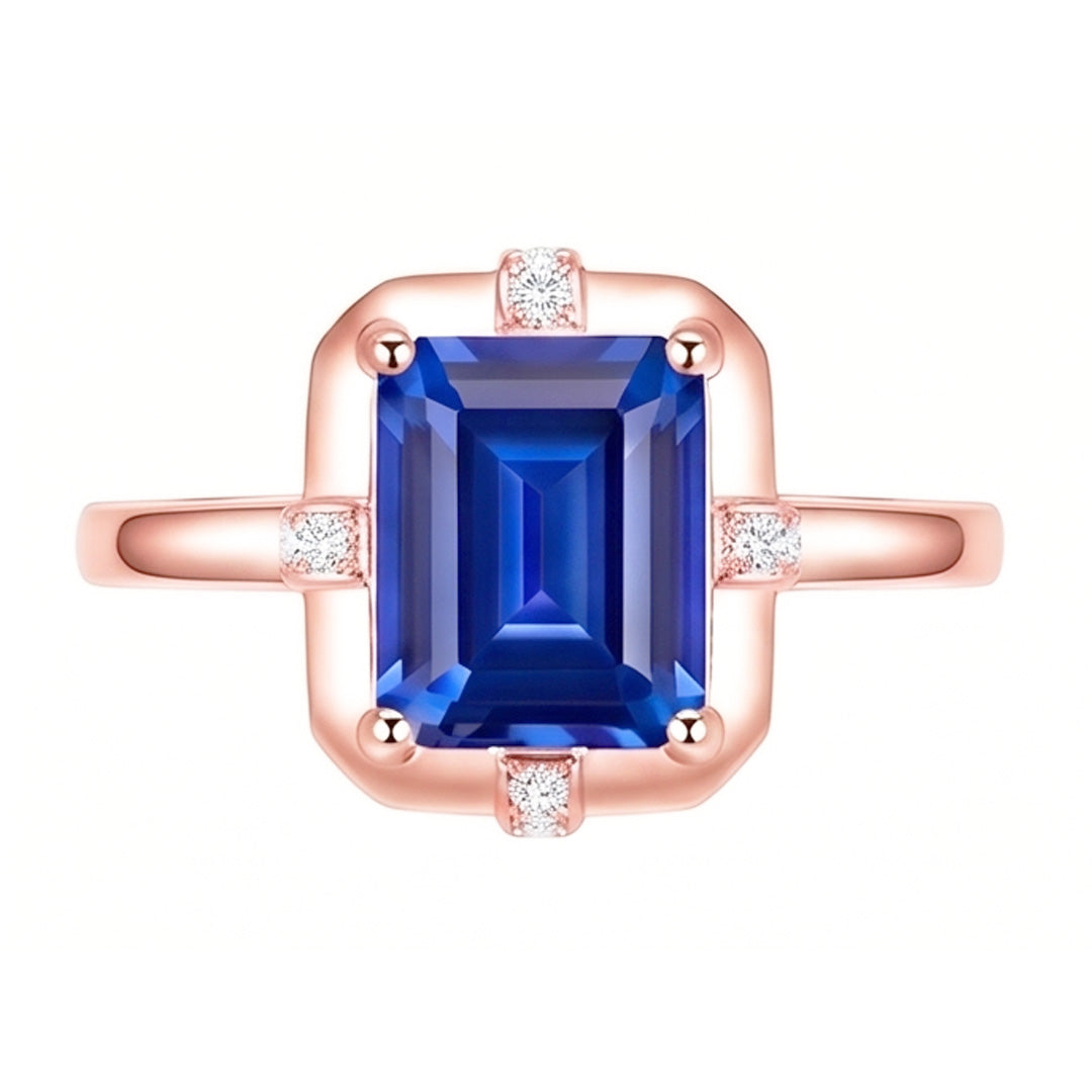 Echter Diamant Ring 2.50 Karat - 14K Roségold