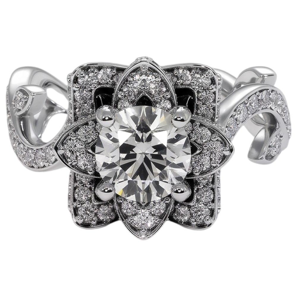 Echter Diamant Ring 2.50 Karat